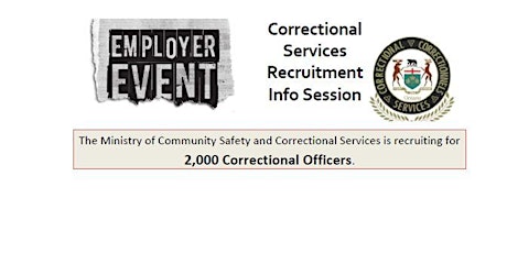 Correctional Officer Recruitment Info session primary image