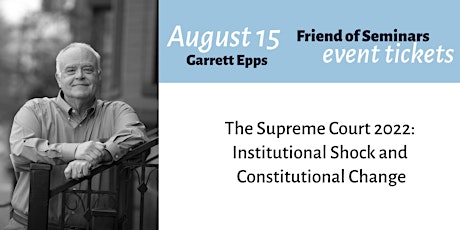 Seminars at Steamboat: Garrett Epps