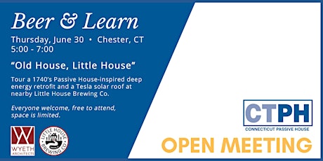 Beer & Learn: Old House, Little House primary image