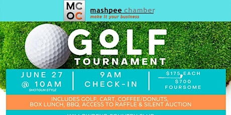 Mashpee Chamber 2022 Golf Tournament tickets