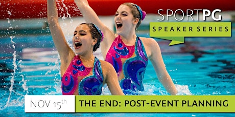 2017 SportPG Speaker Series - THE END: POST-EVENT PLANNING primary image