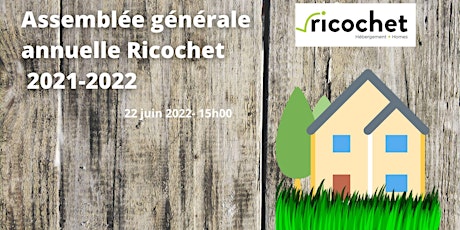 Assemblée générale annuelle Ricochet 2021-2022 primary image