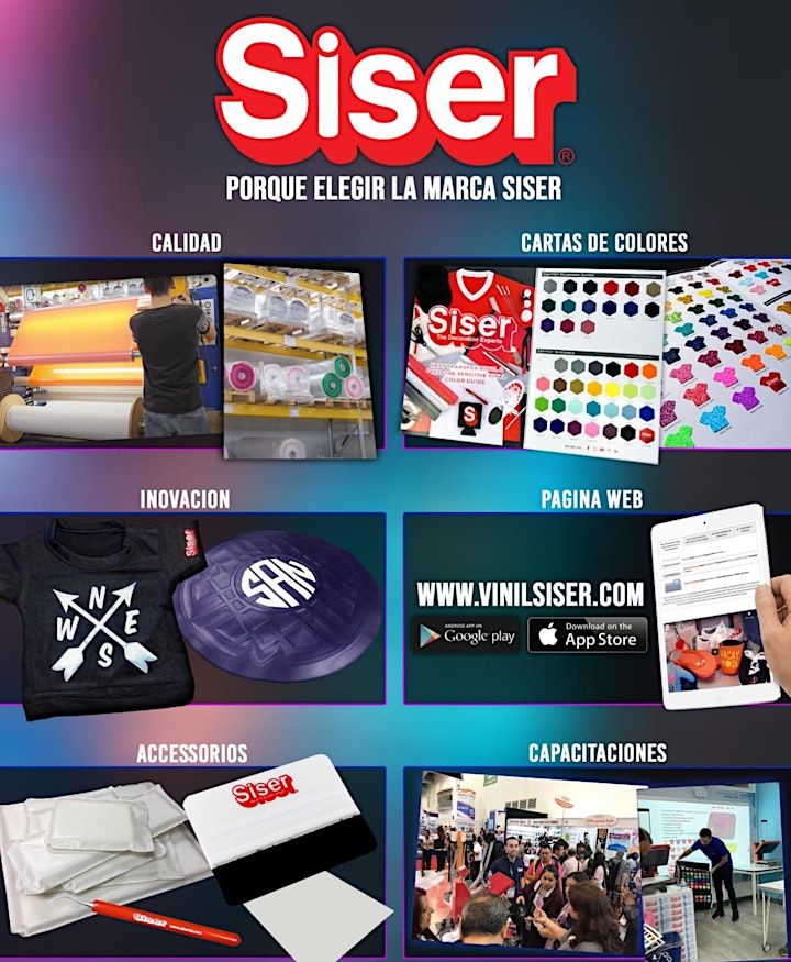 Imagen de Taller de aplicaciones de viniles textiles Siser