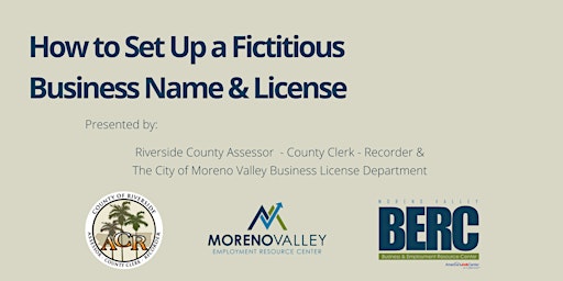 How to Set Up a Fictitious Business Name & License