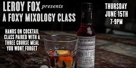 Foxy Mixology - A Tiki Crafted Cocktail Dinner primary image