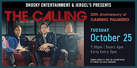 The Calling tickets