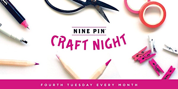 Nine Pin Craft Night: String Art Mason Jar with Flowers and Fairy Lights