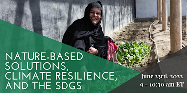 Nature-Based Solutions, Climate Resilience, and the SDGs