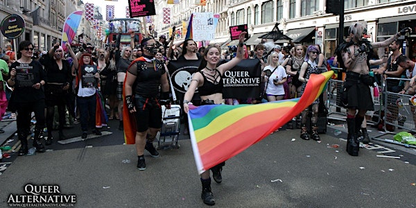 Queer Alternative Pride in London March walking group