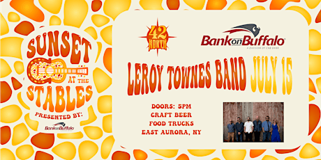 Sunset At The Stables - Leroy Townes Band - July 15th