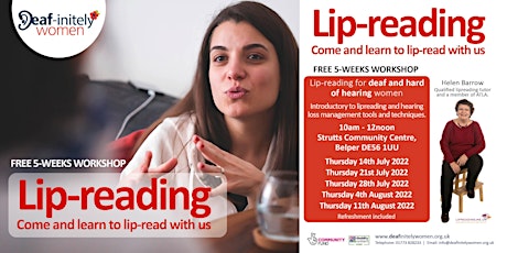 Lip-reading classes with hearing loss management tools and techniques tickets