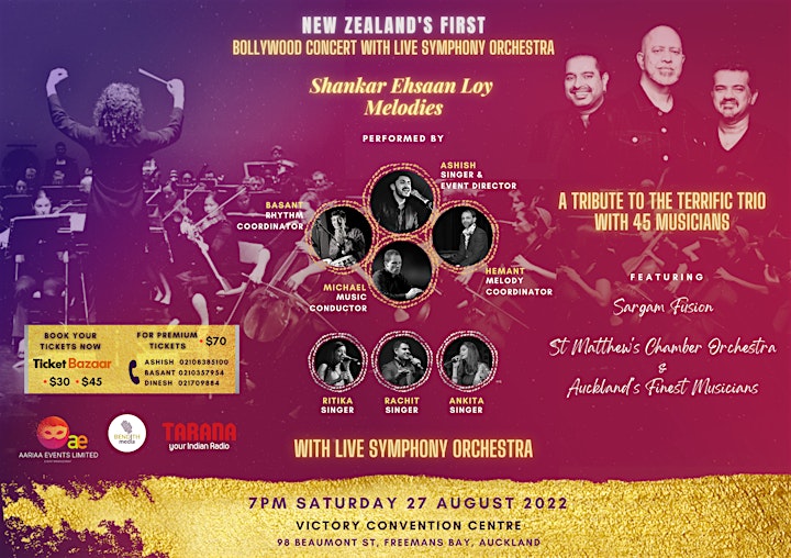 NZ's first Bollywood Concert with Live Symphony Orchestra image