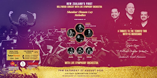 NZ's first Bollywood Concert with Live Symphony Orchestra