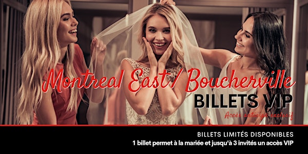 Montreal East / Boucherville Pop Up Vente de robes de mariée Accès anticipé