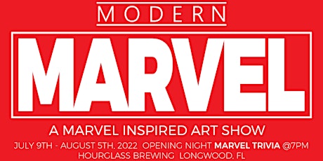 Modern Marvel Art Show at Hourglass Brewing tickets