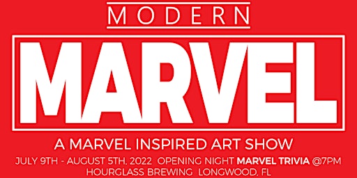 Modern Marvel Art Show at Hourglass Brewing