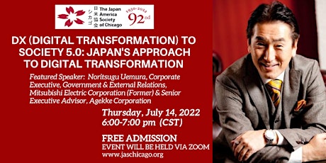 DX to Society 5.0: Japan’s Approach to Digital Transformation tickets