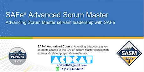 SAFe Advanced Scrum Master (5.1) tickets