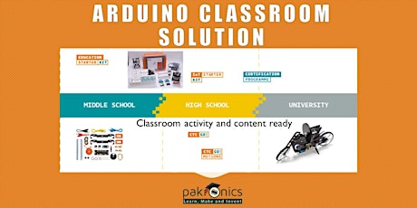 Arduino STEM solution for you classroom (Secondary Schools) tickets