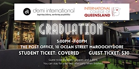 Graduation Demi International Sunshine Coast tickets