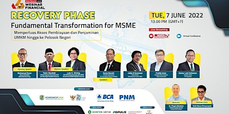 Webinar Financial Recovery Phase; Fundamental Transfirnation For MSME tickets