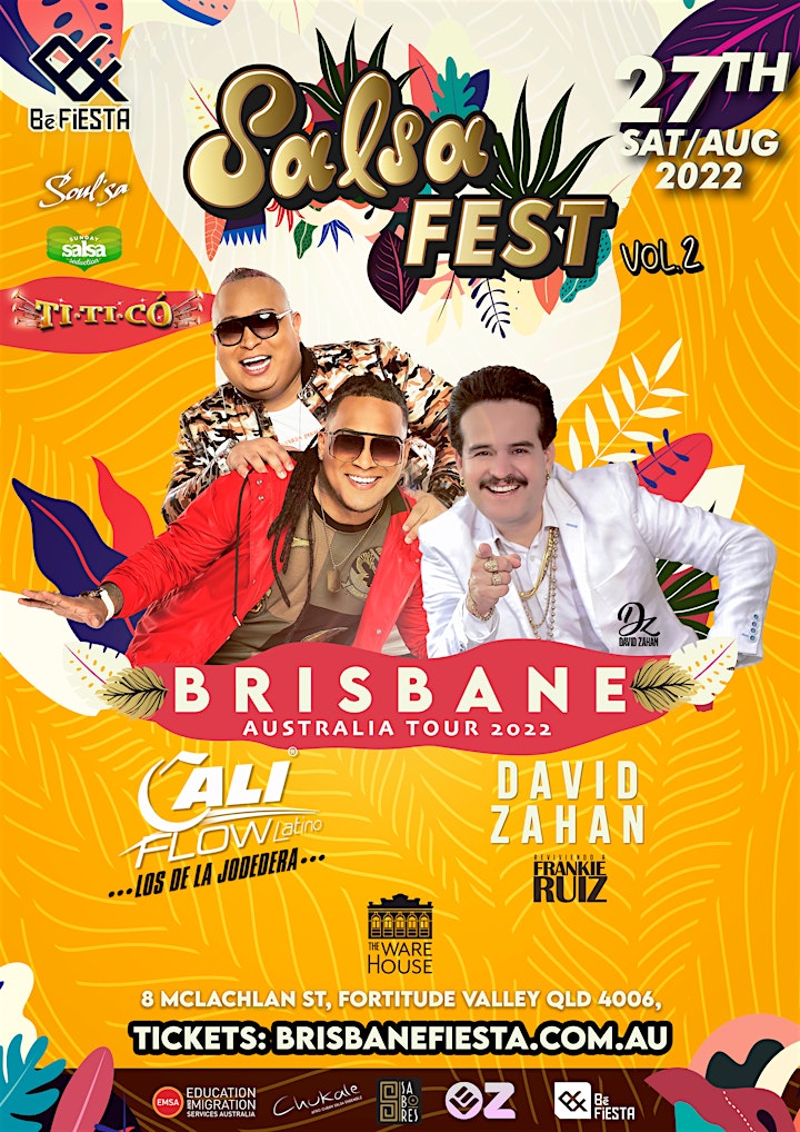 Brisbane Salsa Fest Vol 2. Franky Ruiz & Cali Flow en Vivo. image