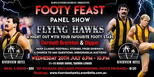Footy Feast Panel Show Flying Hawks