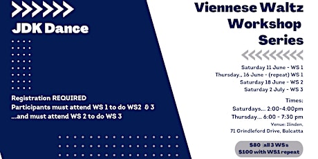 Viennese Waltz Workshop SERIES