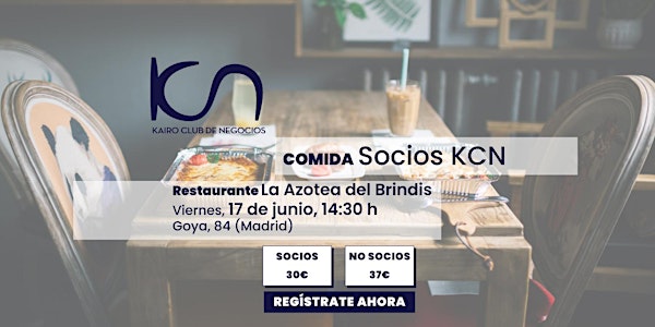 KCN Eat & Meet Comida de Socios - 17 de junio