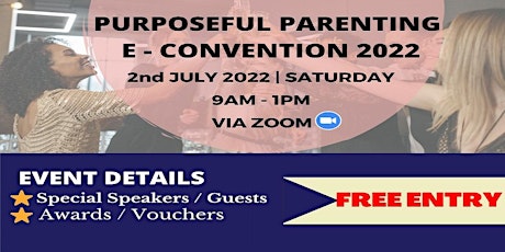Purposeful Parenting E-Convention 2022 billets