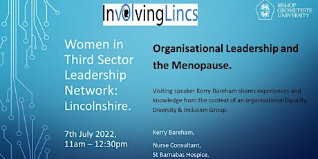 Organisational Leadership and the Menopause. tickets