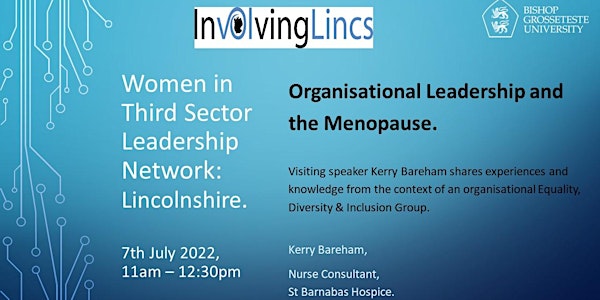 Organisational Leadership and the Menopause.