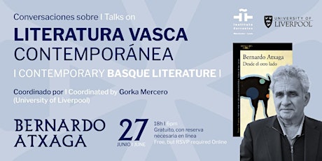 Conversaciones de literatura vasca contemporánea: Bernardo Atxaga tickets