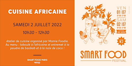 Smart Food Festival | Atelier de cuisine avec Mamie Foodie billets