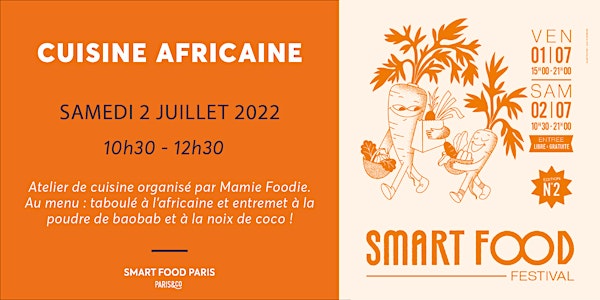 Smart Food Festival | Atelier de cuisine avec Mamie Foodie