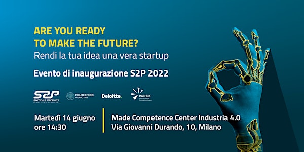 Switch2Product 2022 | Evento di inaugurazione