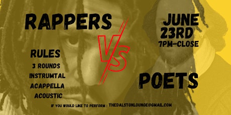 Rappers Vs Poets primary image