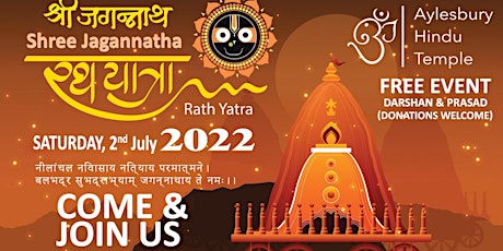 Shree Jagannatha Rathayatra - Festival of Chariots tickets