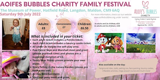 Aoife's Bubbles Charity Family Festival