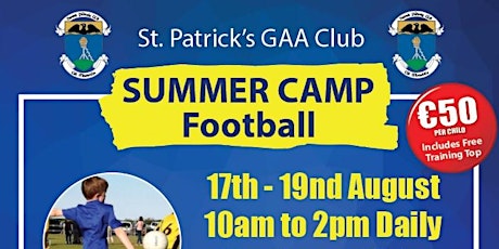 St. Patricks GAA Summer Camp tickets