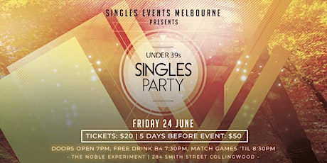 Singles Party! | Under 39s