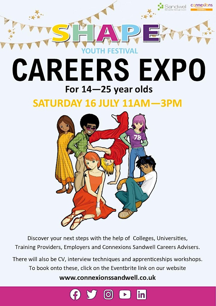 Careers Expo Workshops at SHAPE Youth Festival image