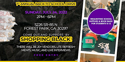 The CNNCT2 Black Business Mixer: 1st Annual Back to School Drive