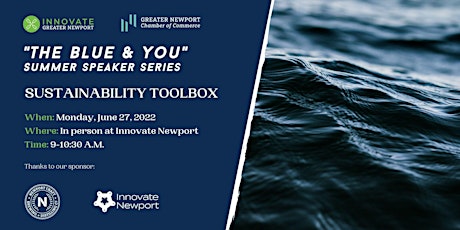 "The Blue & You" Series: The Sustainability Toolbox tickets