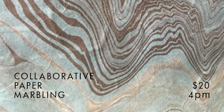 First Friday: Collaborative Paper Marbling tickets