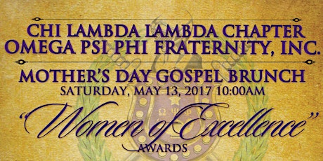 2017 Mother's Day Gospel Brunch & Women of Excellence Awards primary image