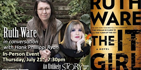 In-Person: Ruth Ware with Hank Phillippi Ryan tickets