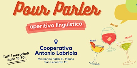 Pour Parler - aperitivo linguistico - INGLESE biglietti