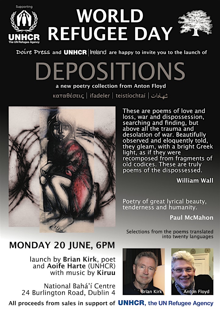 Dublin Launch of DEPOSITIONS by Anton Floyd image