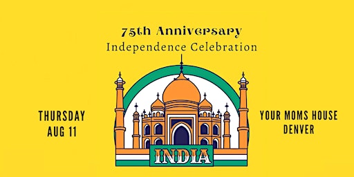 DENVER: 75th India Independence Celebration Bollywood Party • DJ Prashant primary image
